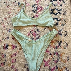 Aerie teal swimsuit